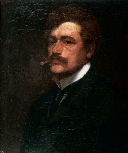 Raffaello Gambogi: Autoritratto, 1904, Fondazione Cassa di Risparmio, Livorno