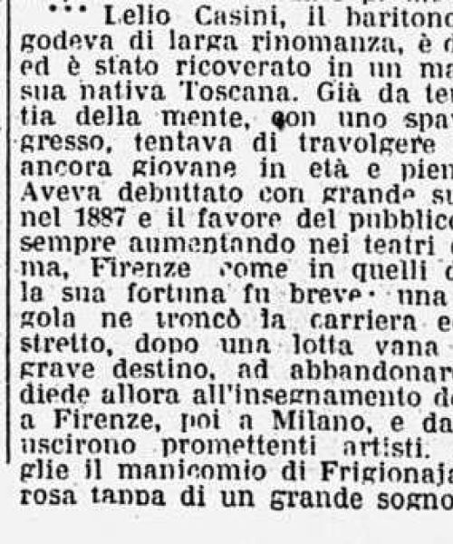 Lelio Casini (1865-1910) - Manicomio di Volterra 24 ottobre 1908 c24e3346 - Lelio Casini