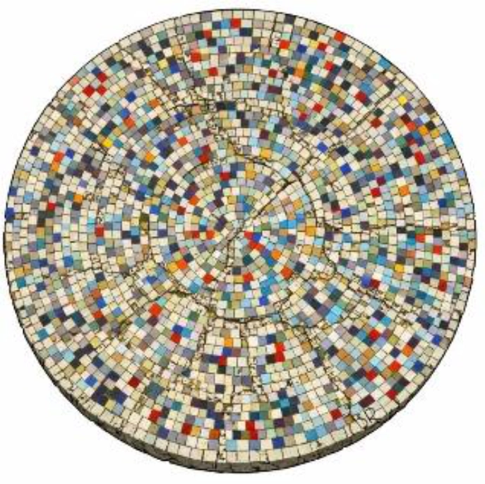 Una visita all’ex Ospedale Psichiatrico di Volterra (1888–1978) - Manicomio di Volterra Il tavolo mosaicato, unico rimasto tra molti, attorno al quale si intrecciavano momenti di danza e di musica condivisa