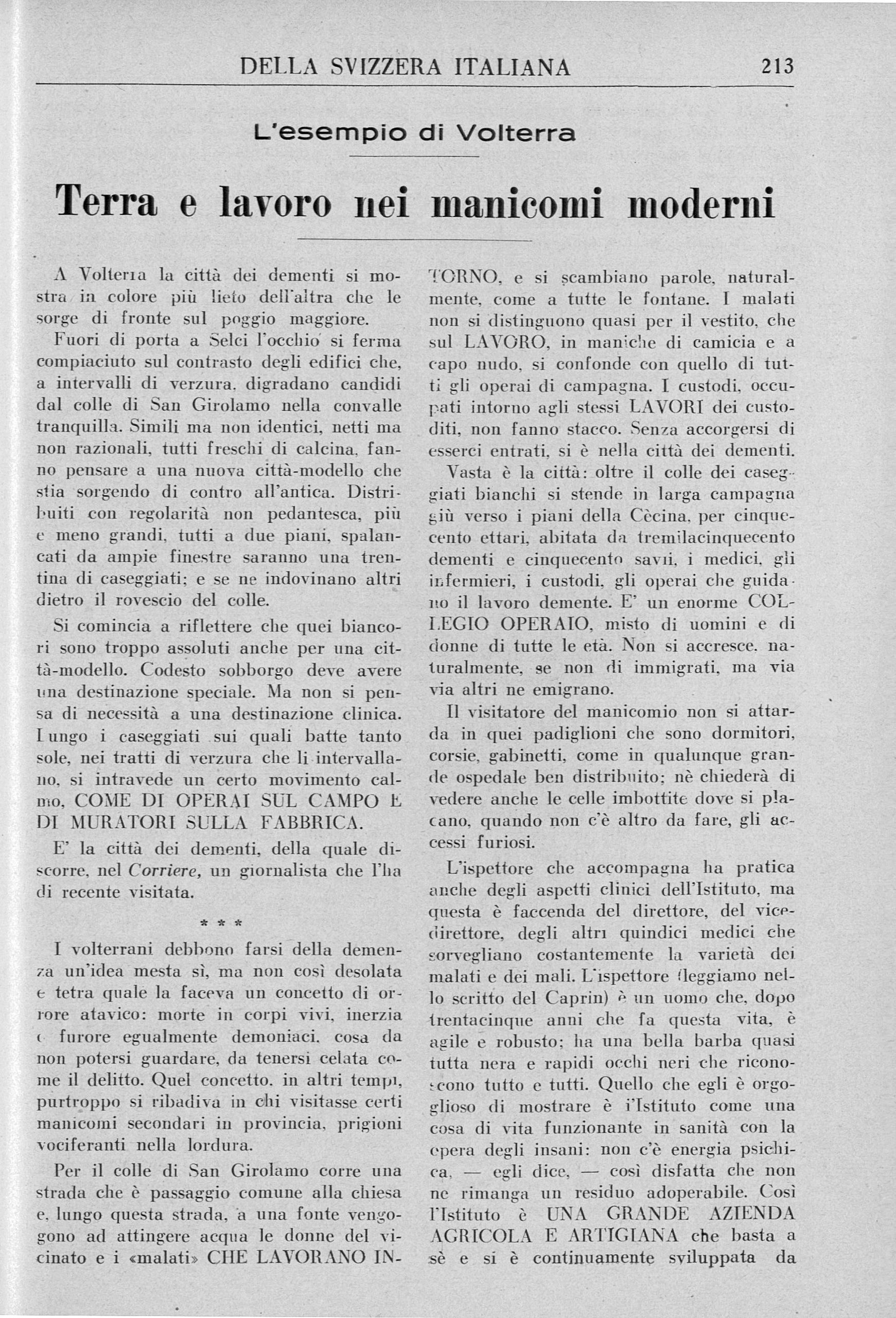 Terra e lavoro nei manicomi moderni Leducatore della Svizzera italiana 1934 1 scaled - Terra e lavoro nei manicomi moderni