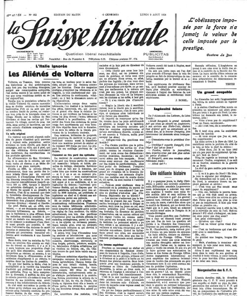 L’ltalie ignorée Les Aliénés de Volterra [L'italia ignorata: I Matti di Volterra]