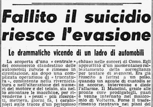 Fallito il suicidio riesce l'evasione (1950)