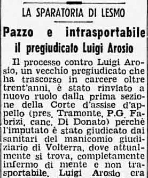 La sparatoria di Lesmo - articolo originale
