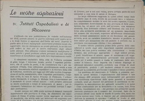 Istituti Ospedalieri e di Ricovero - pagina 1