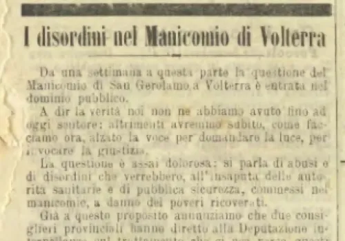 Disordini nel Manicomio di Volterra