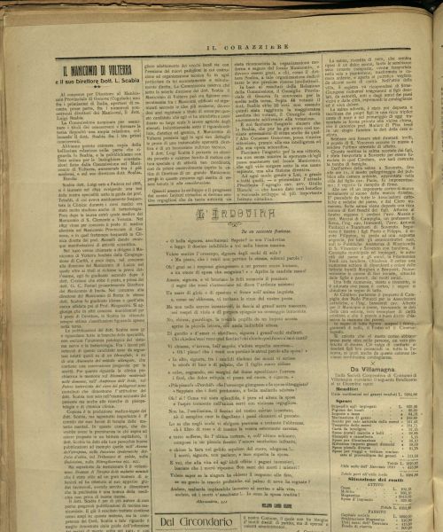 Il manicomio di Volterra e il suo Direttore Dott. L. Scabia
