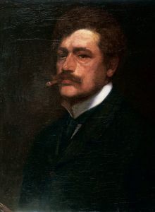 Raffaello Gambogi: Autoritratto, 1904, Fondazione Cassa di Risparmio, Livorno