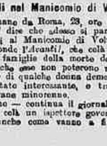 scandali al manicomio di Volterra