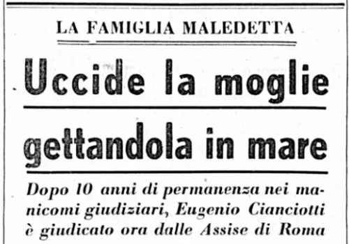 Uccide la moglie gettandola in mare