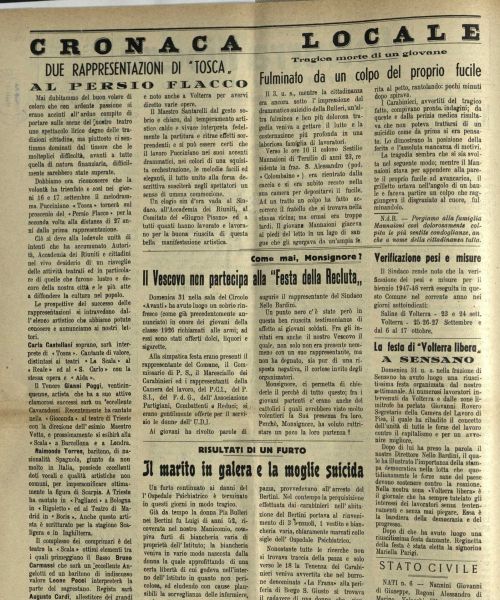 Il marito in galera e la moglie suicida