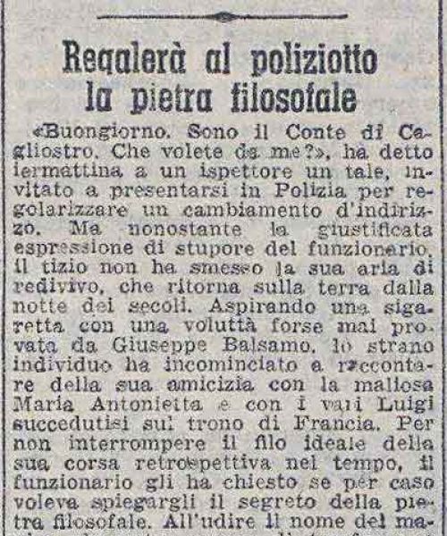 Regalerà al poliziotto la pietra filosofale (1948)