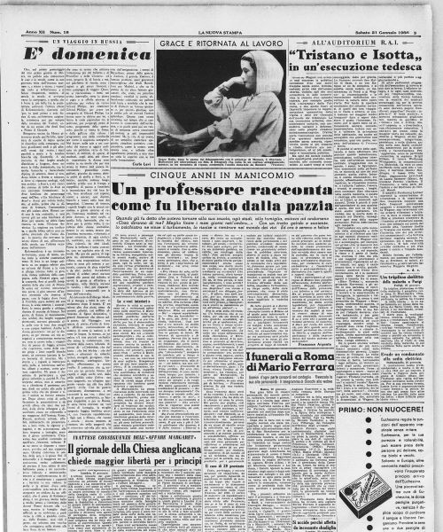 Manicomio di Volterra - Manicomio di Volterra Un professore racconta come fu liberato dalla pazzia