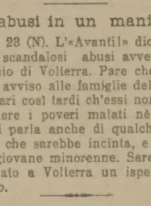 Gravi abusi in un manicomio