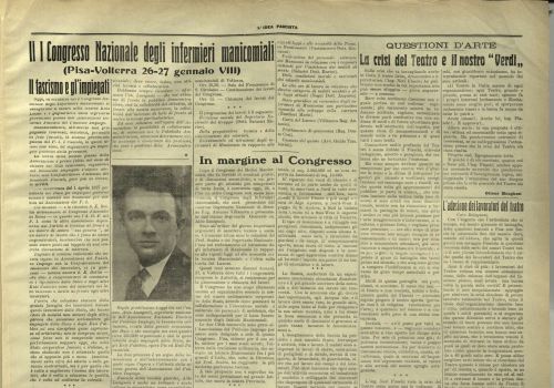 Il 1° Congresso Nazionale degli infermieri manicomiali