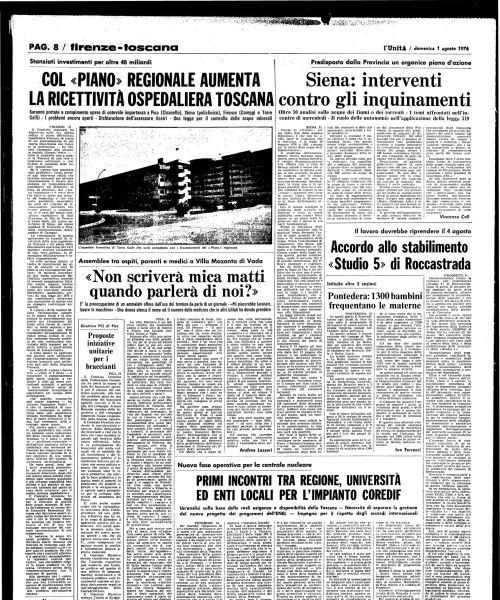 Non scriverà mica matti quando parlerà di noi?