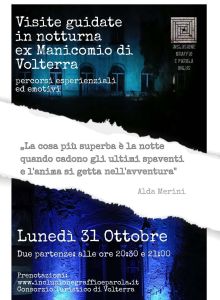 Visita notturna 31 ottobre 2022