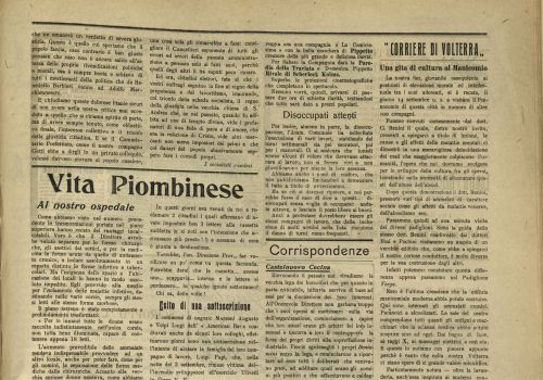Una gita di cultura al Manicomio (1916) - l'articolo originale
