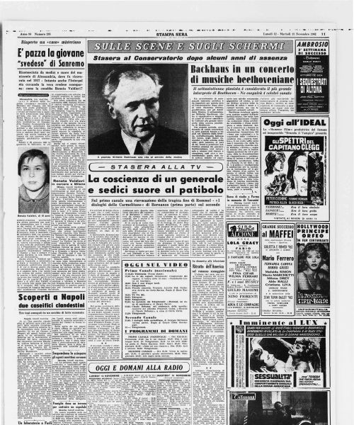 È pazza la giovane "svedese" di Sanremo