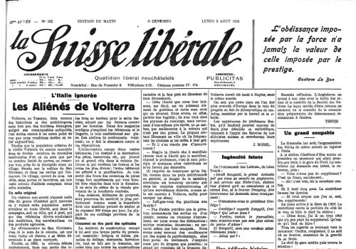 L’ltalie ignorée Les Aliénés de Volterra [L'italia ignorata: I Matti di Volterra]