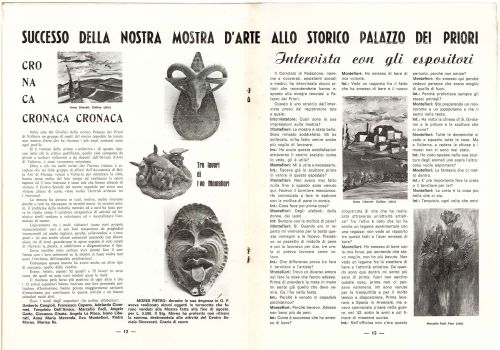 Successo della nostra mostra d'arte allo storico Palazzo dei Priori