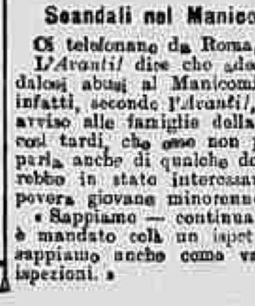 scandali al manicomio di Volterra