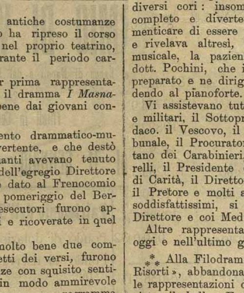 Manicomio di Volterra - Manicomio di Volterra Carnevale (1912)