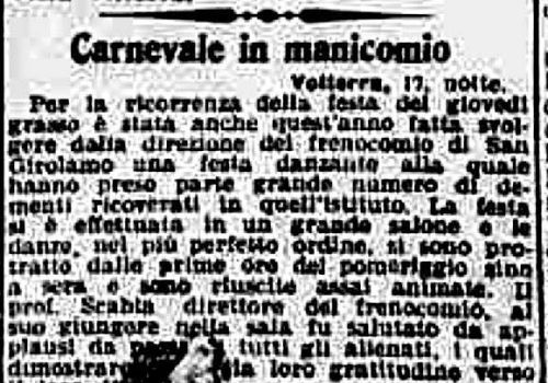 Carnevale in manicomio