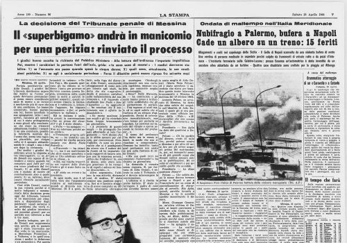 Il «superbigamo» andrà in manicomio per una perizia: rinviato il processo