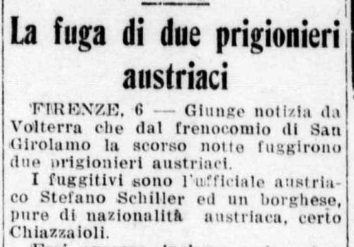 La fuga di due prigionieri austriaci (1916) - ritaglio
